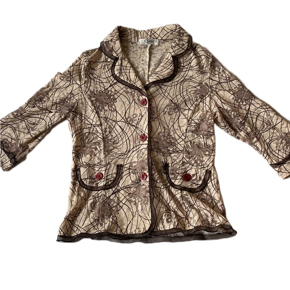 Elaine Button Up Blazer - Picture 1 of 4